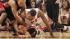 Chicago Bulls Derrick Rose comes up with the...