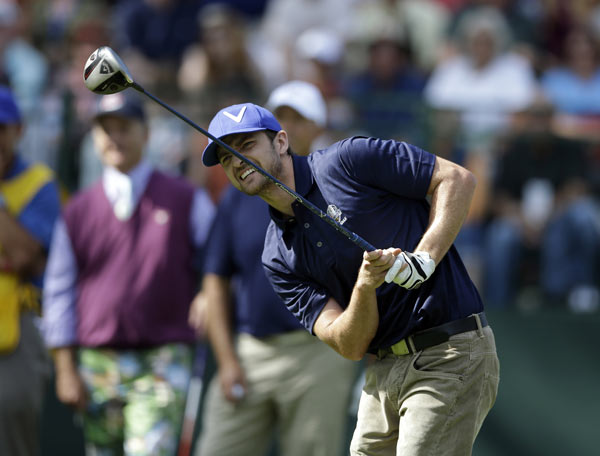 Justin Timberlake during a celebrity scramble...