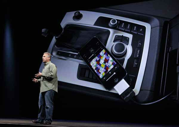 The Foo Fighters perform during an Apple event...
