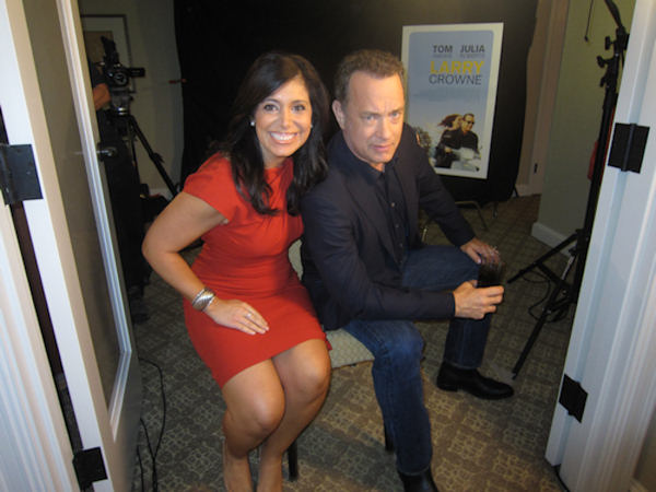 Alicia Vitarelli and Tom  Hanks