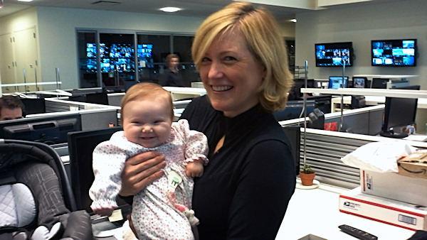 Sarah Bloomquist and her daughter Andie