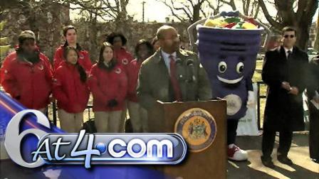 Philadelphia Mayor Michael Nutter at the 5th Annual Philly Spring Cleanup announcement.