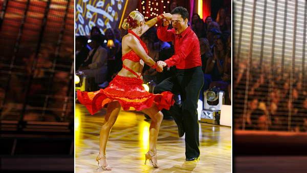 Donny Osmond got the best score in the Relay Salsa during Mondays premiere. (ABC Photo)