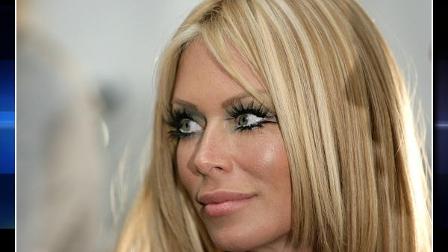 Jenna Jameson is seen before the Heatherette Spring 2008 fashion show at Mercedes Benz Fashion Week at Smashbox Studios in Culver City, Calif., on Monday, Oct. 15, 2007.