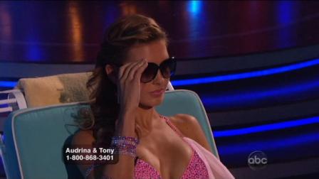 Audrina Patridge and Tony Dovolani scored 23 points for their Rumba to Unwritten, the theme for Patridges show The Hills.