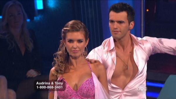  Audrina Patridge and Tony Dovolani scored 23 points for their Rumba to 