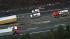 The view from Chopper 6 showed a tractor trailer...