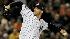 New York Yankees Andy Pettitte pitches to the...