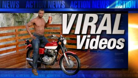 In this publicity image from video released by Old Spice, actor Isaiah Mustafa is shown in a scene from the Smell Like a Man ad campaign for Old Spice.