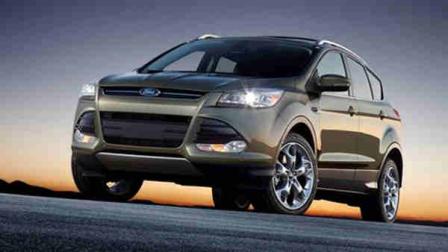 FILE- This undated product file image provided by the Ford Motor Co. shows the 2013 Ford Escape. The newly redesigned Ford Escape arrives at dealerships June 2012 and Ford Motor Co. says it has high hopes that it will finally surpass its longtime rival, the Honda CR-V. (AP Photo/Ford Motor Co.)