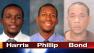 Jamie Harris, Kevin Phillip and Devon Bond