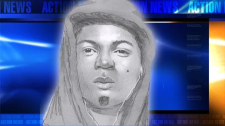 The sketch released after an October sexual assault in Philadelphias Kensington section.