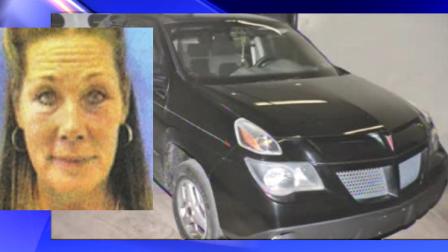 Pictured: Diane Corado and her Pontiac Aztek SUV. Police want to talk to anyone who saw that SUV between 6:30 a.m. and 9:30 a.m. on the morning of Sunday, December 19th.
