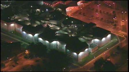 The view from Chopper 6 HD of Curran-Fromhold Correctional Facility.