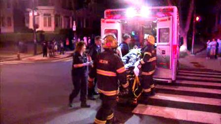 Accident with underage driver injures four on Philadelphia street.