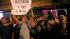 Penn State students and others gather off campus...