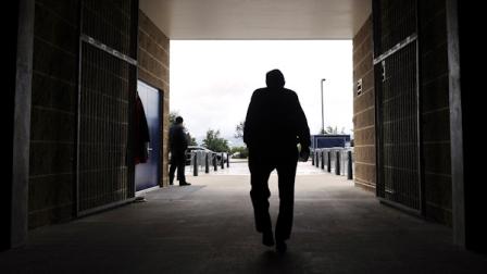FILE - In this Oct. 5, 2010, file photo, Penn State coach Joe Paterno leaves Beaver Stadium after his weekly NCAA college football news conference, in State College, Pa. (AP Photo/Pat Little, File)