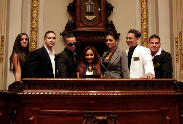 Cast member Deena Nicole Cortese participates...