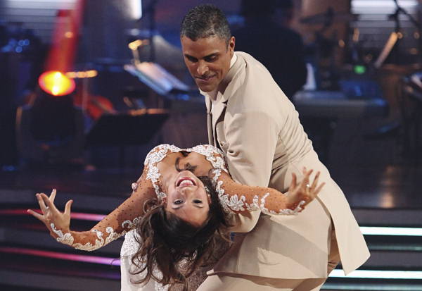 Former NBA star Rick Fox and Cheryl Burke...