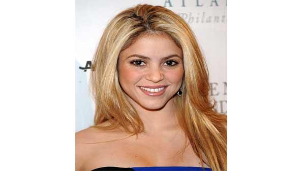 In this Jan. 19, 2009 filephoto, singer Shakira attends the Huffington Post Pre-Inaugural Ball at the Newseum in Washington. (AP Photo/Evan Agostini, file)