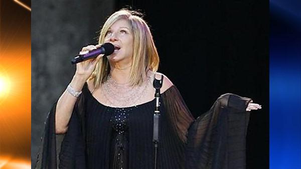 Barbra Streisand performs on the stage in Berlin June 30, 2007.