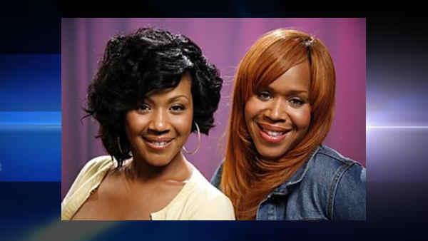Recording artists Erica Campbell, left, and Tina Campbell of the group Mary Mary pose for a portrait, Wednesday, July 15, 2009 in New York. (AP Photo/Jeff Christensen)
(AP)