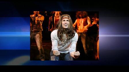 FILE - In this March 5, 2009 file photo, actor Gavin Creel performs during the Hair dress rehearsal at the Al Hirschfeld Theater, in New York. (AP Photo/Peter Kramer, file)
(AP)