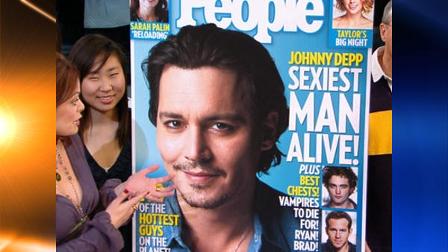 VIDEO: Magazine editor Galina Espinoza introduces Johnny Depp as sexiest man.