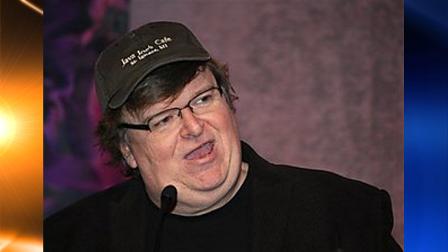 Documentary maker Michael Moore speaks at a health-care conference in Toronto on Tuesday, Nov. 17, 2009. (AP Photo/The Canadian Press, Colin Perkel)
(AP)