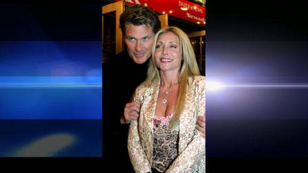 **FILE**David Hasselhoff, left, and his wife Pamela pose for photographers as they arrive for the opening night performance on Broadway on March 31, 2005 in New York. Hasselhoffs lawyer, Melvin S. Goldsman, said Pamela Bach notified his office Wednesday Sept. 12, 2007 that she plans to move out of the San Fernando Valley home by Oct. 1. (AP Photo/Tina Fineberg)