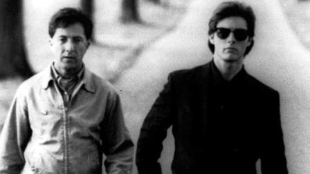 Dustin Hoffman, left, and Tom Cruise appear in a scene from the film Rain Man, in this 1988 photo.