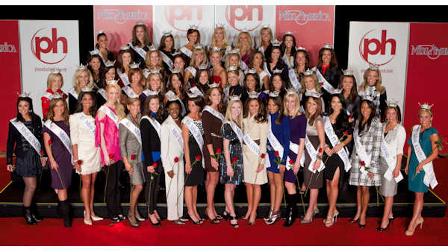 FILE - Miss America contestants arrive at the 2010 Miss America Pageant, in this Jan. 21, 2010 file photo taken at The Planet Hollywood Resort and Casino in Las Vegas. (AP Photo/Eric Jamison, FILE)