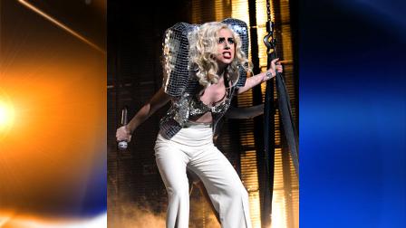 FILE - In this Jan. 20, 2010 file photo, singer Lady Gaga performs in concert at Radio City Music Hall in New York. (AP Photo/Evan Agostini, file)