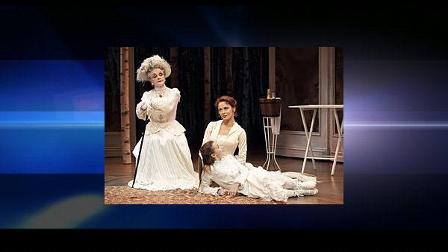FILE - In this theater publicity image originally released by Boneau/Bryan-Brown, from left, Angela Lansbury, Catherine Zeta-Jones and Keaton Whittaker are shown in a scene from the revival of A Little Night Music, in New York. (AP Photo/Boneau/Bryan-Brown, Joan Marcus, file)
(AP)