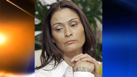 British actress Charlotte Lewis is shown during a news conference in Los Angeles Friday, May 14, 2010. Lewis alleges that director Roman Polanski sexually victimized her in Paris when she was 16. (AP Photo/Reed Saxon)