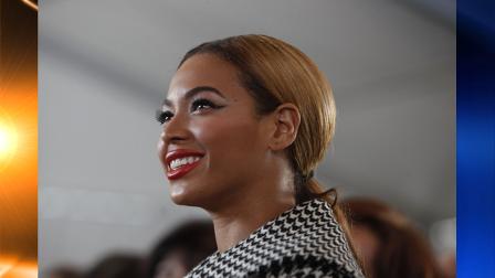 Beyonce attends the groundbreaking ceremony for the Barclays Center in Brooklyn, New York, Thursday, March 11, 2010. (AP Photo/Seth Wenig)