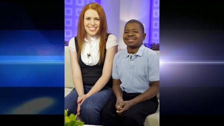 Gary Coleman, of the televison series Diffrent Strokes and his wife Shannon Price, appear on the the NBC Today television program in New York, Tuesday Feb. 26, 2008. (AP Photo/Richard Drew)