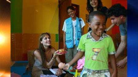 In this photo released on Friday June 18, 2010, by the United Nations Human Committee for Refugees, (UNHCR), actress Angelina Jolie, left, a UNHCR Goodwill Ambassador, visits a day-care center in Sucumbios province, in Ecuadors Amazon region.(AP Photo/ UNHCR/J. Bjorgvinsson)
