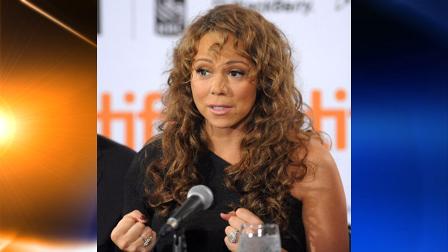 n this Sept. 13, 2009 photo, singer-actress Mariah Carey participates in news conference for the film Precious during the Toronto International Film Festival in Toronto. Veterinarian Cindy Bressler sued Carey on Wednesday, June 23, 2010, in New York, claiming that Grammy Award-winning singer owes her almost $30 thousand in veterinary medical fees. (AP Photo/Evan Agostini)