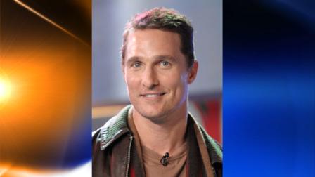 In this Feb. 5, 2008 photo, actor Matthew McConaughey makes an appearance on MTVs Total Request Live at MTV Studios, in New York. (AP Photo/Evan Agostini)