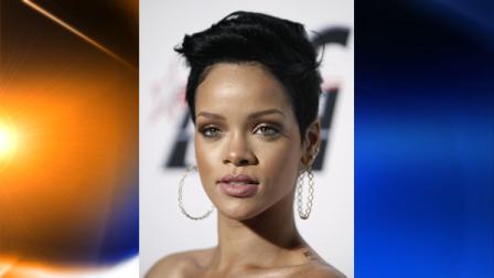 FILE- In this Feb. 7, 2009 file photo, singer Rihanna arrives at the Clive Davis pre-Grammy party in Beverly Hills, Calif. Rihanna appears in rapper Eminems chart-topping Love the Way You Lie, a song (and now video) that graphically depicts a physically abusive relationship. (AP Photo/Matt Sayles, file)
