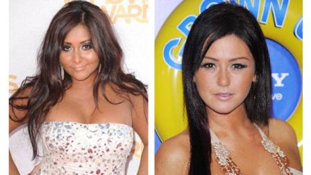 Nicole Snooki Polizzi (left) and fellow Jersey Shore cast member Jenni JWOWW Farley were mentioned as hopefuls for Dancing.
