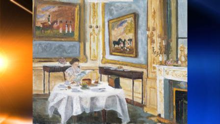 In this handout photo made available by the Royal Collection on Saturday, Sept. 4, 2010, portrait entitled The Queen at Breakfast, which was painted by the Duke of Edinburgh in 1965. The oil painting is one of a number of images in The Royal Portrait: Image and Impact - a book to be published on Monday. (AP Photo/ Royal Collection)