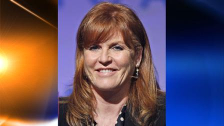 FILE - In this May 26, 2010 file photo, Sarah Ferguson, Duchess of York, speaks at the Book Expo America in New York. (AP Photo/Seth Wenig, file)