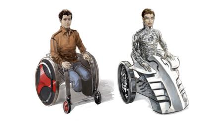 In this artwork provided by Liquid Comics, LLC, the Sliver Scorpion is shown. The new superhero is Muslim, who loses his legs in a tragic landmine accident and must learn to come to terms with the reality of his disability while learning to use his newfound power to fight for social inclusion, equity and justice. The Silver Scorpion is the first cross-cultural superhero with disabilities created by bringing together Syrian and American youth with disabilities in Damascus, Syria as part of the Open Hands Initiatives inaugural Youth Ability Summit.