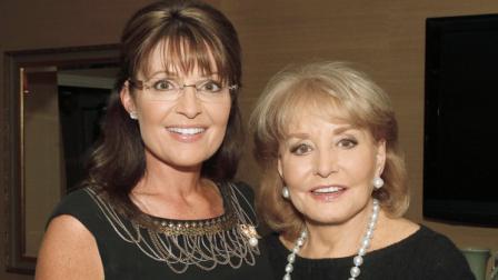 In this photo provided by ABC, former Alaska Gov. and Republican vice presidential candidate Sarah Palin, left, poses ABCs Barbara Walters, Sunday, Nov. 14, 2010 in New York. Their interview will air on Thursday, Dec. 9, 2010 as part of Barbara Walters Presents: The 10 Most Fascinating People of 2010.