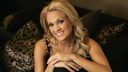 Country music entertainer Carrie Underwood