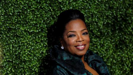 Oprah Winfrey arrives at the Oprah Winfrey Network Television Critics Association 2011 Winter Press Tour Cocktail Reception in Pasadena, Calif. on Thursday, Jan 6, 2011. (AP Photo/Matt Sayles)