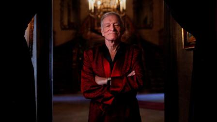 Playboy magazine founder Hugh Hefner poses for photos at the Playboy Mansion in Los Angeles, Thursday, Nov. 4, 2010. (AP Photo/Jae C. Hong)