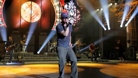This March 9, 2011 photo shows Kenny Chesney rehearsing for his Goin Coastal tour in Nashville, Tenn. (AP Photo/Mark Humphrey)